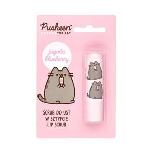 Pusheen lip scrub peeling do ust w sztyfcie blueberry 3.8g - 2878414156