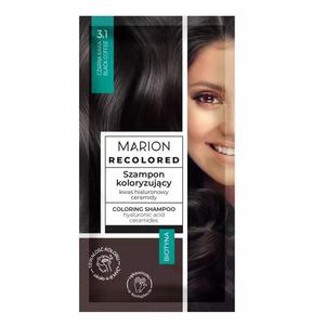 Marion recolored szampon koloryzujcy 3.1 czarna kawa 35ml - 2878414765