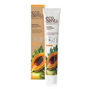 Ecodenta organic whitening toothpaste wybielajca pasta do zbw z papaj 75ml - 2878861790