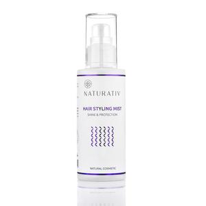 Naturativ hair styling mist shine protection mgieka do ukadania wosw 125ml - 2878861938