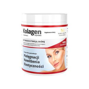 Noble health kolagen rybi w proszku + witamina c 100g - 2878862484