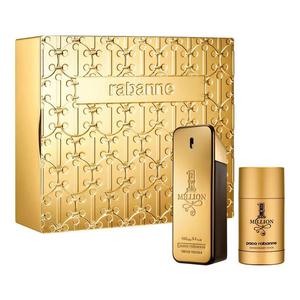 Paco rabanne 1 million men zestaw woda toaletowa spray 100ml + dezodorant w sztyfcie 75ml - 2878862842