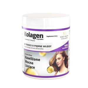 Noble health kolagen + witamina c i biotyna w proszku suplement diety 100g - 2878864170