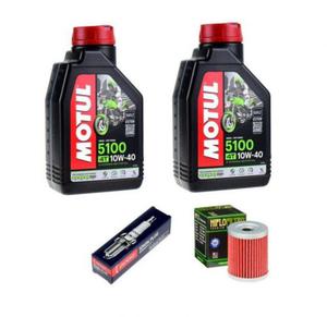 Olej Motul + filtr oleju + wieca SUZUKI AN400 BURGMAN - 2833197799