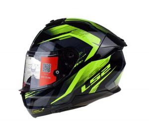 Kask motocyklowy LS2 FF808 STREAM II FURY BLACK YELLOW FLUO z blend - 2878006315