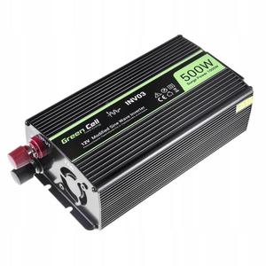 Przetwornica Green Cell INV03DE 12V na 230V Modyfikowana sinusoida 500W - 2871932307