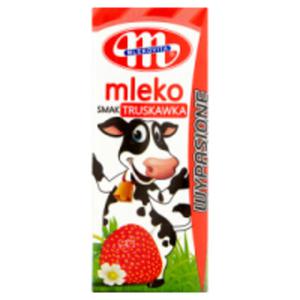 Mlekovita Wypasione Mleko smak truskawka - 2825228883