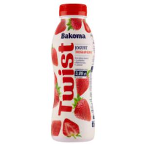 Bakoma jogurt twist truskawka (butelka) - 2825232599