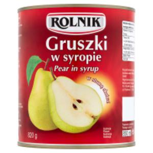 Rolnik Gruszki w syropie - 2825231817