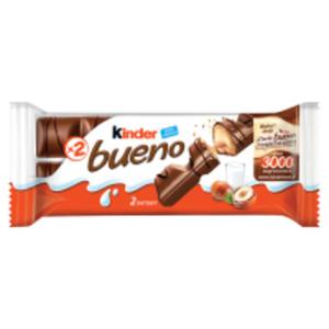 Kinder Bueno Wafel w mlecznej czekoladzie wypeniony mleczno-orzechowym nadzieniem - 2825230729