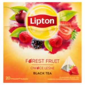 Lipton Herbata czarna aromatyzowana owoce lene - 2825228949