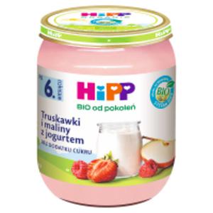 HiPP BIO Truskawki i maliny z jogurtem po 6 miesicu - 2825231053