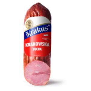 Krakus Kiebasa krakowska sucha z szynki - 2825229764