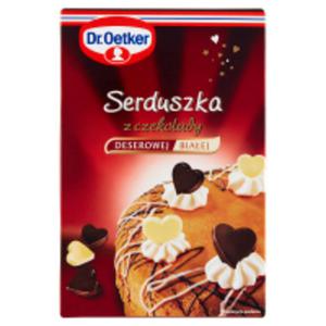 Dr. Oetker Serduszka z czekolady deserowej i biaej - 2825230138