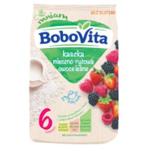 BoboVita Kaszka mleczno-ryowa o smaku owoców lenych po 6 miesicu