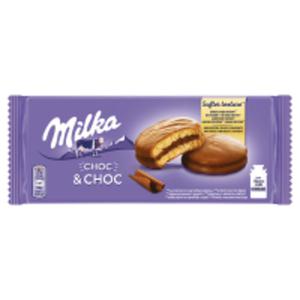 Milka Choc&Choc Ciastka biszkoptowe przekadane nadzieniem kakaowym i kawakami czekolady - 2833974585