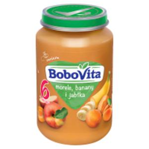 BoboVita Morele banany i jabka po 6 miesicu - 2860193148