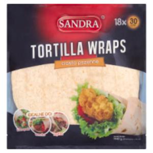 Sandra Tortilla Wraps Ciasto pszenne 30 cm - 2867513539