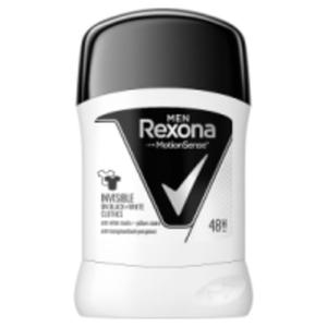 Rexona Men Invisible Black + White Antyperspirant w sztyfcie dla mczyzn - 2860192253