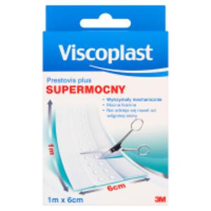 Viscoplast Prestovis Plus Supermocny plaster do cicia z opatrunkiem 1 m x 6 cm - 2850209951