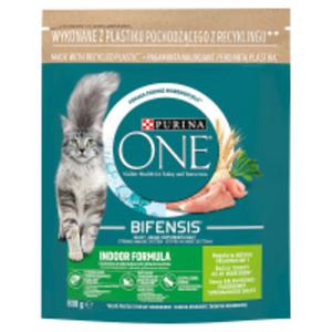 PURINA ONE Indoor Formula Karma dla dorosych kotw bogata w indyka i pene ziarna - 2860193803