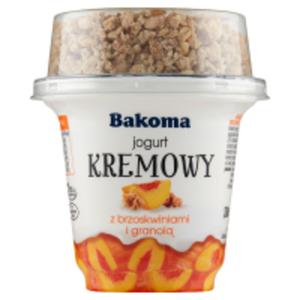 Bakoma Jogurt kremowy z brzoskwiniami i granol - 2867513889