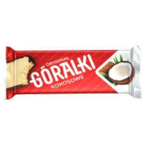 Gralki kokosowe Wafelki z kremowym nadzieniem w polewie kakaowe - 2867513103