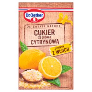 Dr. Oetker Ze wiata natury Cukier ze skrk cytrynow - 2867513624