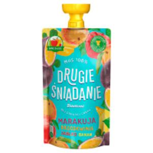 Drugie niadanie Mus 100% marakuja brzoskwinia jabko banan - 2867512522