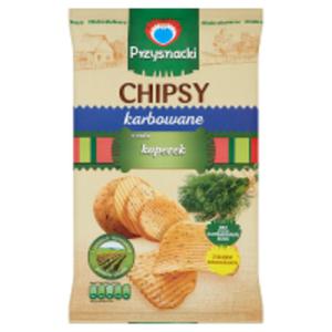 Przysnacki Chipsy karbowane o smaku koperek - 2867514568