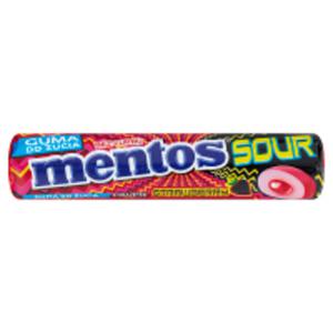 Mentos Sour Strawberry Guma do ucia bez cukru - 2867514090