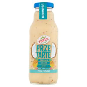 Hortex Przetarte Premium smoothie ananas banan jabko kokos cytryna z dodatkiem nasion chia - 2867512803