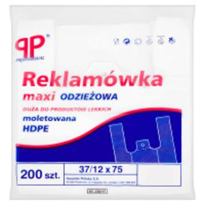 PP Professional Reklamwka maxi odzieowa moletowana HDPE 37/12 x 75 - 2867514752