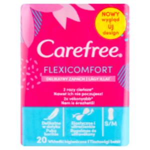 Carefree FlexiComfort Wkadki higieniczne delikatny zapach - 2867513717