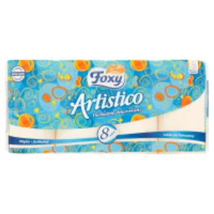 Foxy Artistico Papier toaletowy delikatnie dekorowany brzoskwiniowy - 2867514544