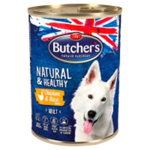 Butcher's Natural & Healthy Karma dla dorosych psw pasztet z kurczakiem i ryem - 2867512659