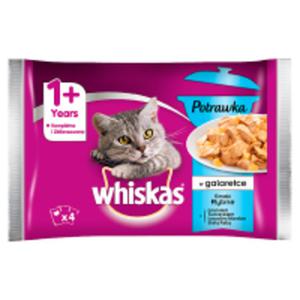 Whiskas 1+ lat Karma penoporcjowa potrawka w galaretce smaki rybne - 2867513336