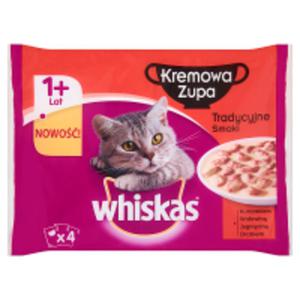 Whiskas Kremowa Zupa Tradycyjne smaki Karma penoporcjowa 1+ lat - 2867513391