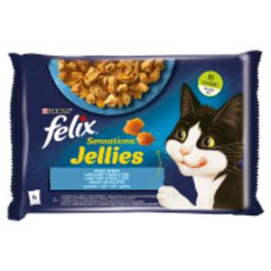 Felix Sensations Jellies Karma dla kotw smaki rybne w galaretce z ososiem i Ryb Oceaniczn - 2867512383