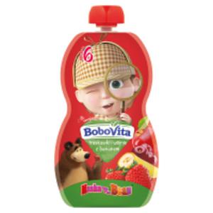 BoboVita Mus truskawki i winie z bananem po 6 miesicu - 2867513676