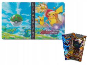 Album 3D na karty kolekcjonerskie POKEMON klaser na 80 kart + 20 kart mix - 2877436390