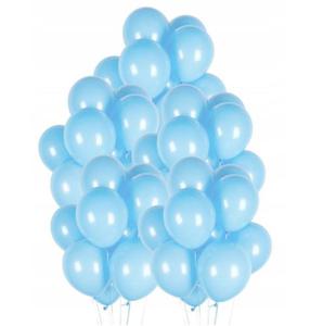 Balony lateksowe 50 szt niebieskie bkitne 35 cm - 2869966269