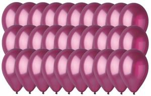 Balony lateksowe metaliczne liwkowy fiolet 30 szt - 2872117130