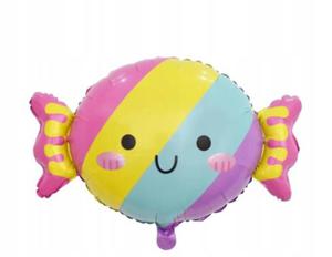 BALON foliowy cukierek 46x63 cm roczek urodziny - 2873443477