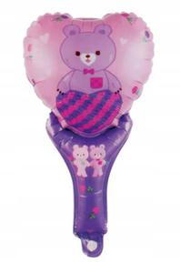 BALON foliowy urodziny lizak r fiolet mi 44cm - 2873443662