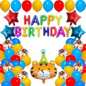 Zestaw balonw kolorowych happy birthday urodziny - 2873443685