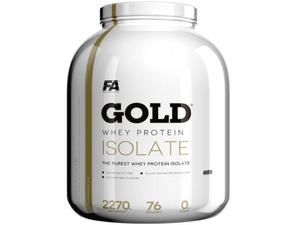 FA GOLD WHEY PROTEIN ISOLATE 2270G IZOLAT BIAKO ! - 2833226854