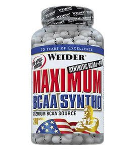 WEIDER Maximum BCAA Syntho 240 kaps - 2833227910