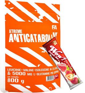 FITNESS AUTHORITY Xtreme Anticatabolix 800 g + FITNESS AUTHORITY WOW Protein Bar 60 g