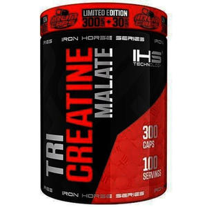 IRON HORSE Tri Creatine Malate 300 kaps + 30 kaps - 2852650154